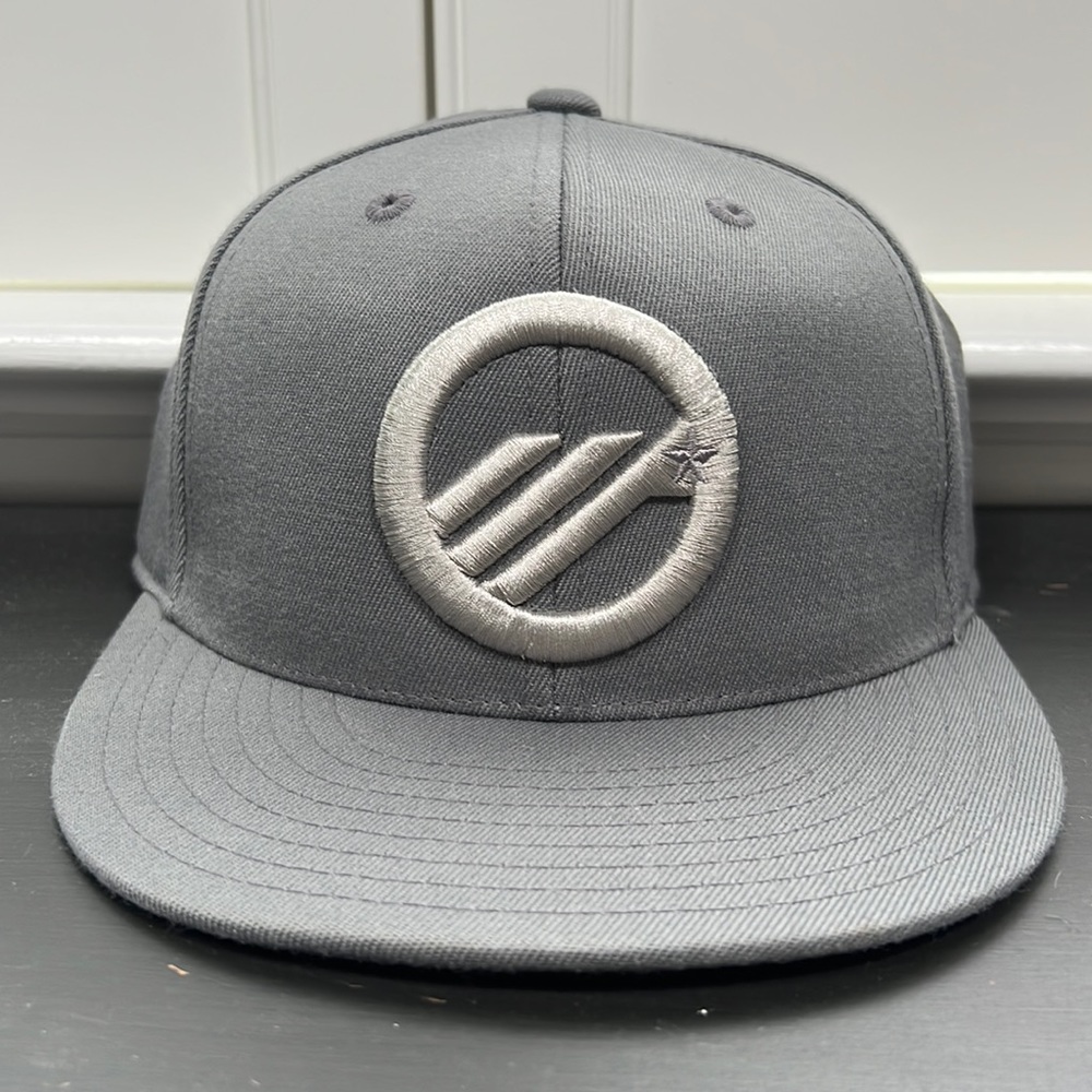 Maverick Flat Brim Hat. Lightly used. Color: Grey